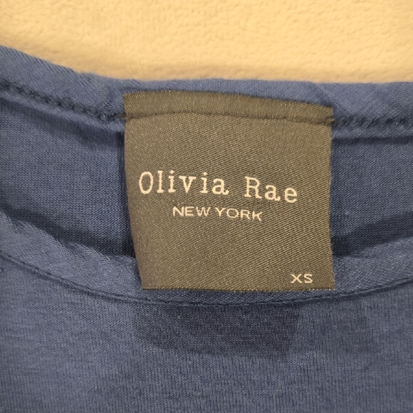 Olivia Rae Blue Ruffled Mini Dress - Picture 2 of 6